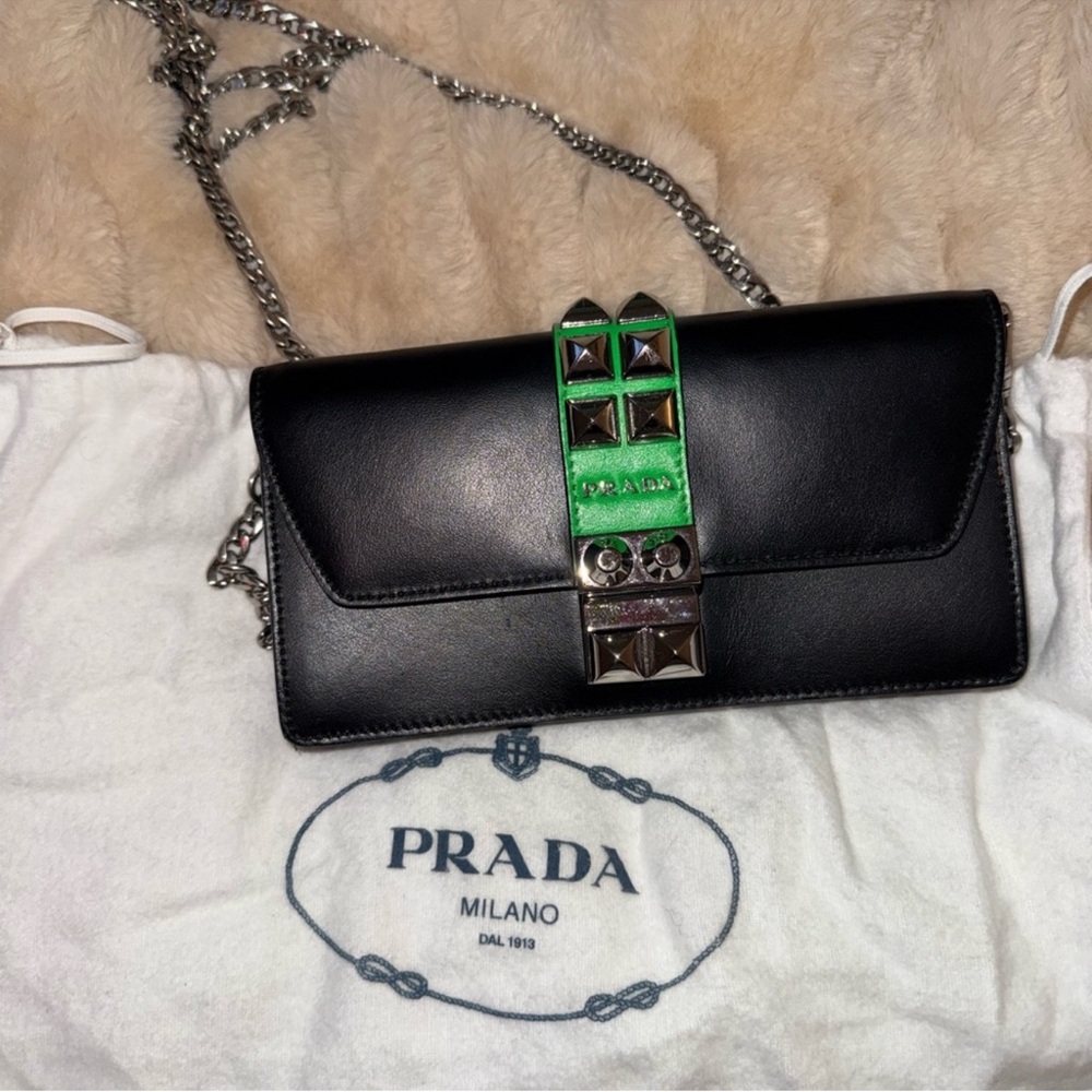 Vintage Prada Elektra Wallet on a Chain